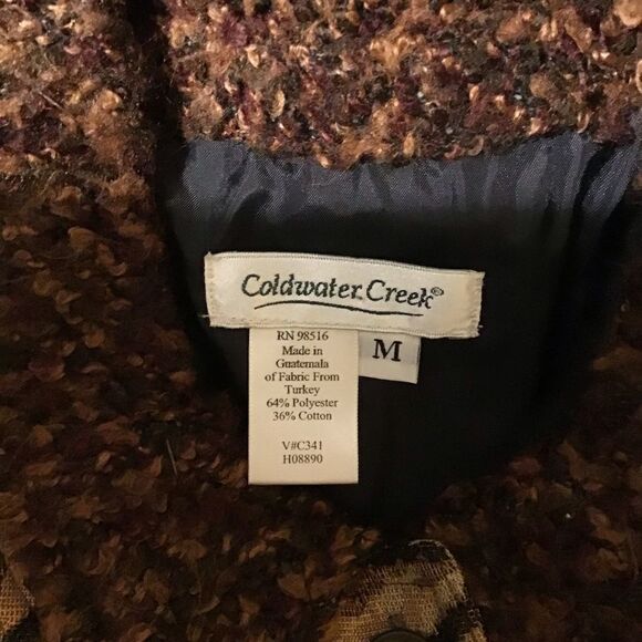 Coldwater Creek Animal Print Vest M - Picture 5 of 6